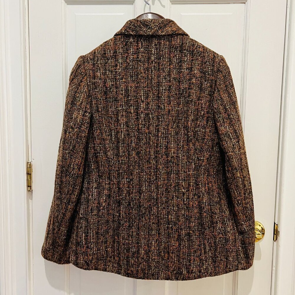 Vintage Pendleton Tweed Sweater Blazer Size 8 - Picture 8 of 16